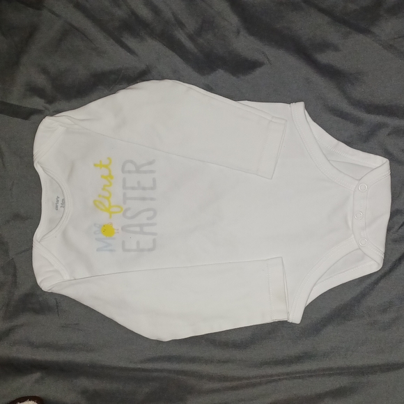 My First Easter Graphic Long Sleeve Onesie - Picture 1 of 3